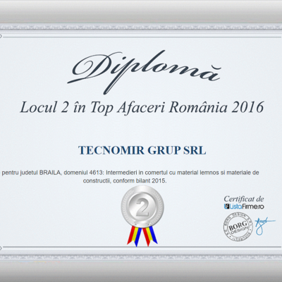 2016 Top Afaceri Romania