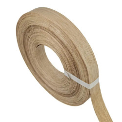Oak Veneer Edge Banding, Pre-Glued, 22 mm x 50 m | Tecnomir