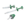 Self-drilling screws for wood 4.8x20 EPDM RAL 6005, 250 pcs/box