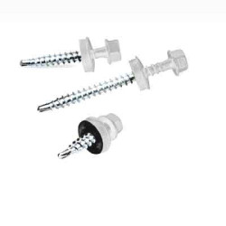 Self-drilling screws for wood 4.8x20 EPDM RAL ZN, 250 pcs/box