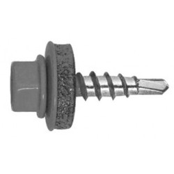 Self-drilling screws 4.8x35 EPDM RAL 7016, 250 pcs/box
