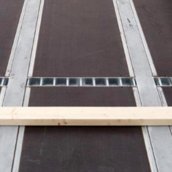 Placaj antiderapant lemn de cauciuc 1250x2500x30 mm - Heavy Duty