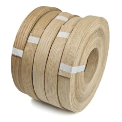 Glued oak veneer edge, 22 mm x 25 m | Tecnomir