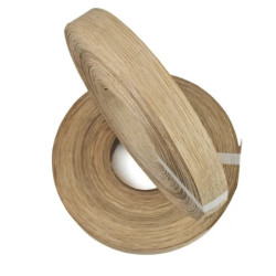 Oak Veneer Edge Banding, Pre-Glued, 22 mm x 50 m | Tecnomir