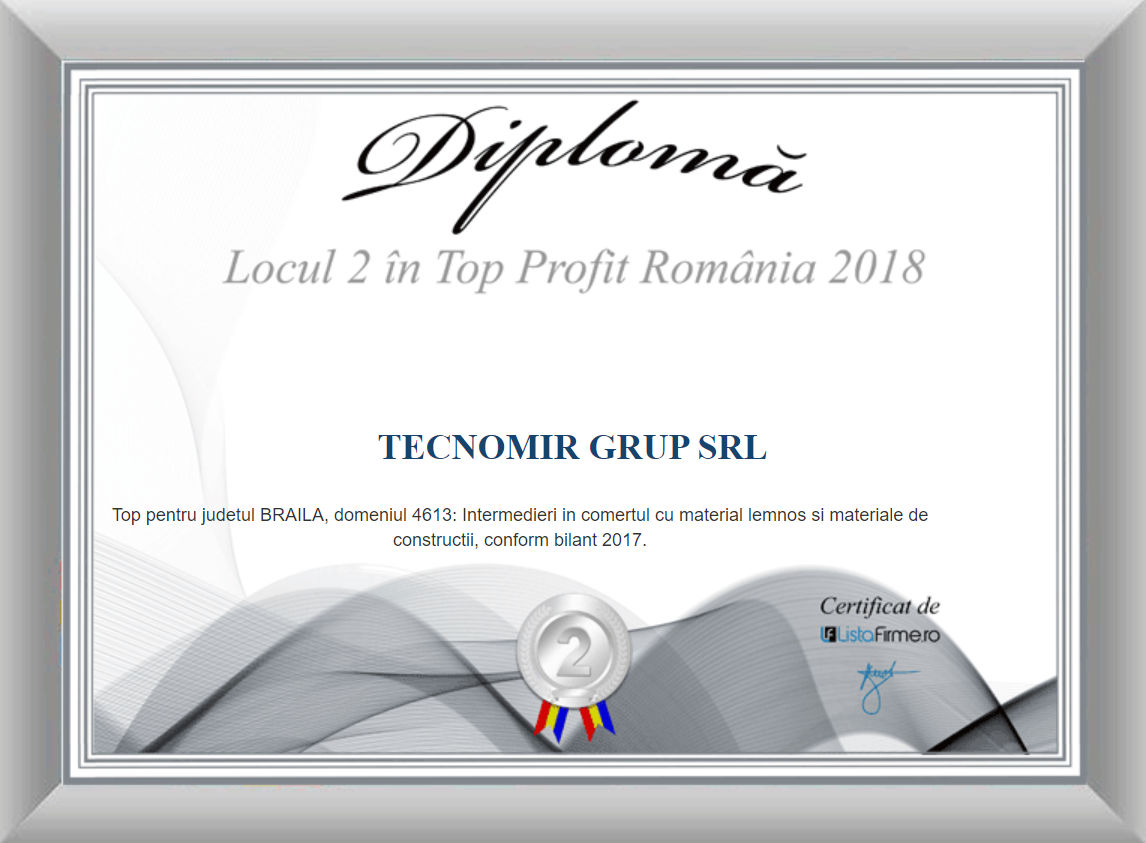 2018 - Top Profit Romania